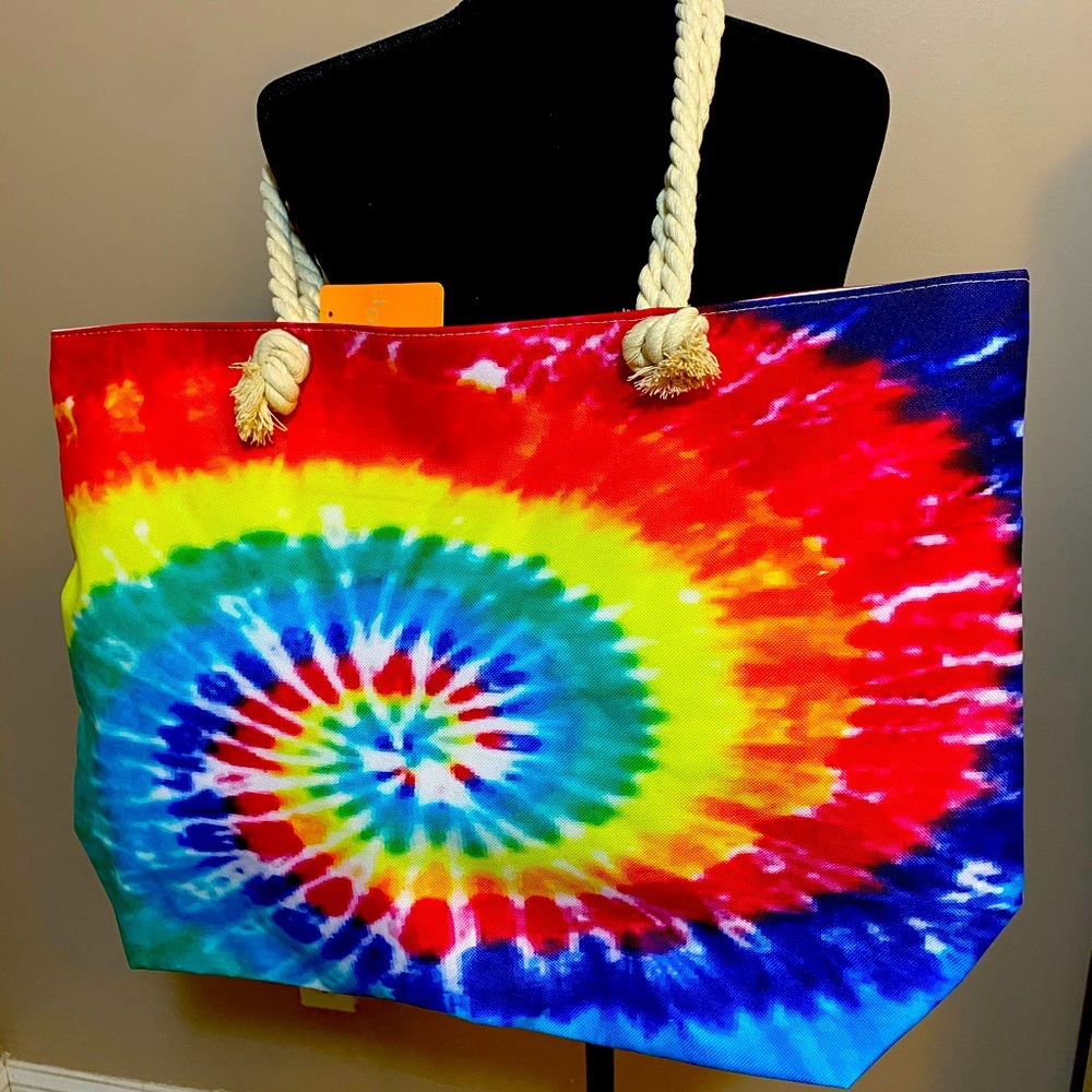 Tie Dye Beach Bag Tote